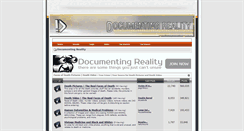 Desktop Screenshot of documentingreality.com